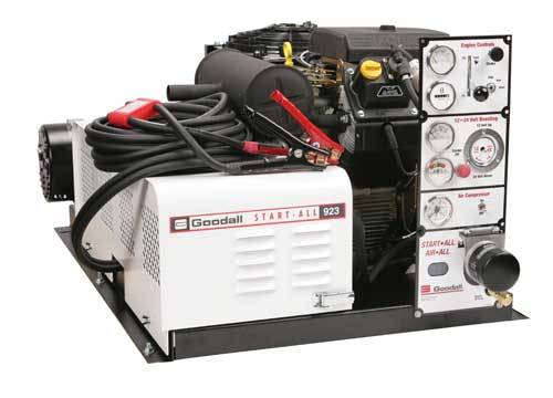 11-923AC Start-All, 600 Amp, 12 & 24 Volt, with air compressor & 11-923AC Start-All, 600 Amp, 12 & 24 Volt, with air compressor &